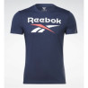 Men’s Short Sleeve T-Shirt  IDENTITY SMAL  Reebok 100071176 Navy Blue