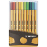 Set of Felt Tip Pens Stabilo Point 88 Case Multicolour