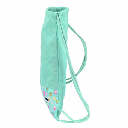 Backpack with Strings Smiley Summer fun Turquoise (35 x 40 x 1 cm)