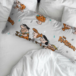 Pillowcase The Flinstones Grey 45 x 110 cm