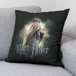 Cushion cover Harry Potter Dumbledore Black 50 x 50 cm