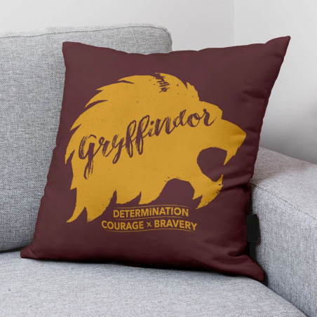 Cushion cover Harry Potter Gryffindor Values Burgundy 50 x 50 cm