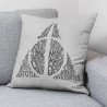 Cushion cover Harry Potter Dealthy Hallows Grey 50 x 50 cm