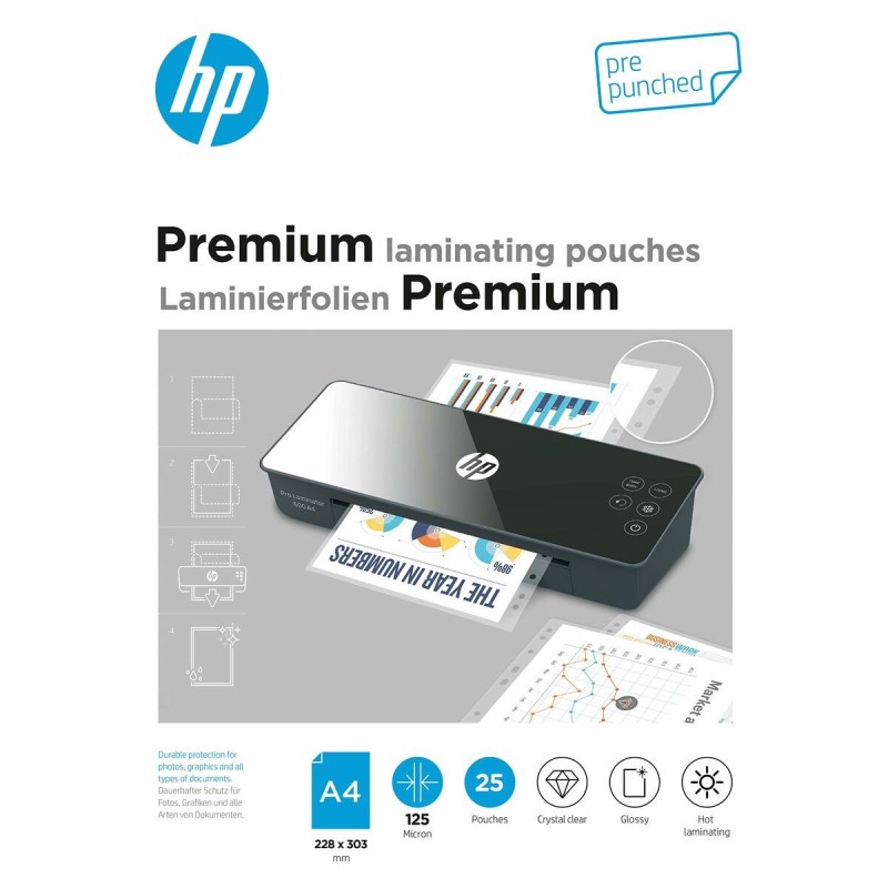 Laminating sleeves HP Premium 9122 (1 Unit) 125 mic