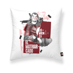 Cushion cover La casa de papel Aikido A White 45 x 45 cm