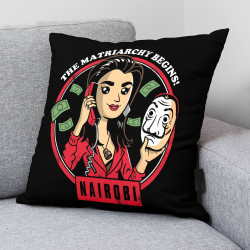 Cushion cover La casa de papel Chibi Eng A Black 45 x 45 cm