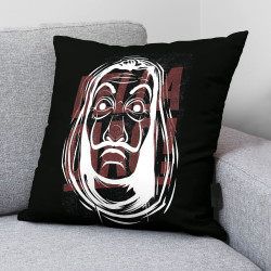 Cushion cover La casa de papel Bella Ciao A Black 45 x 45 cm