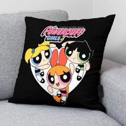 Cushion cover Powerpuff Girls Powerpuff B Black 45 x 45 cm