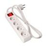 4-socket plugboard with power switch EDM Schuko (5 m)