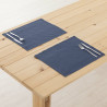 Place mat Belum Blue 45 x 35 cm 2 Units