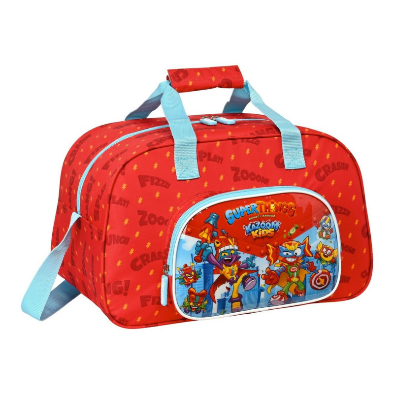 Sports bag SuperThings Kazoom Kids Red Light Blue (40 x 24 x 23 cm)