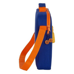 School Satchel Valencia Basket Blue Orange (38 x 28 x 6 cm)