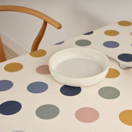 Stain-proof tablecloth Belum 0120-160 100 x 80 cm Circles