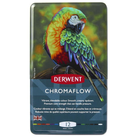 Colouring pencils DERWENT Chromaflow Multicolour