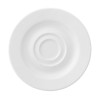 Plate Ariane Prime Espresso Ceramic White 13 cm (12 Units)