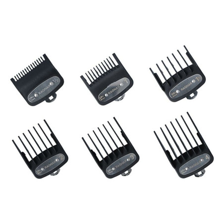 Hairstyle Eurostil 6 PEINES Hair Clippers Metal