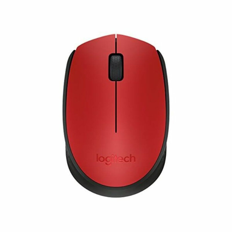 Wireless Mouse Logitech M171 1000 dpi Black Red