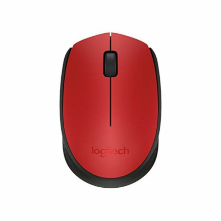 Wireless Mouse Logitech M171 1000 dpi Black Red