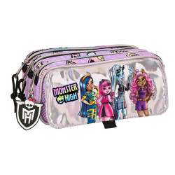 Double Carry-all Monster High Best boos Lilac 21,5 x 10 x 8 cm