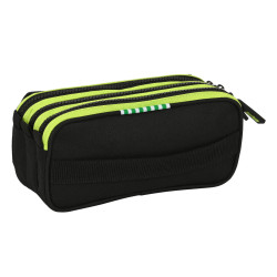 Triple Carry-all Real Betis Balompié 21,5 x 10 x 8 cm Black Lime