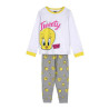 Children's Pyjama Looney Tunes White