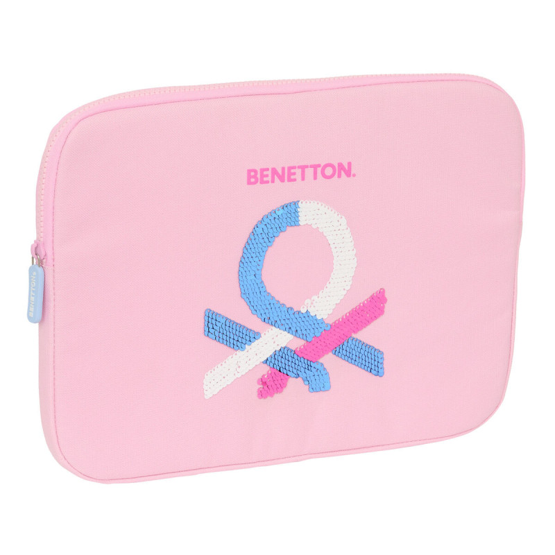 Laptop Cover Benetton Pink Pink 15,6'' 39,5 x 27,5 x 3,5 cm