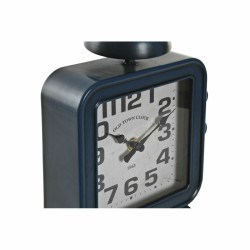 Table clock DKD Home Decor 8424001799985 Blue Iron 19 x 8 x 28 cm