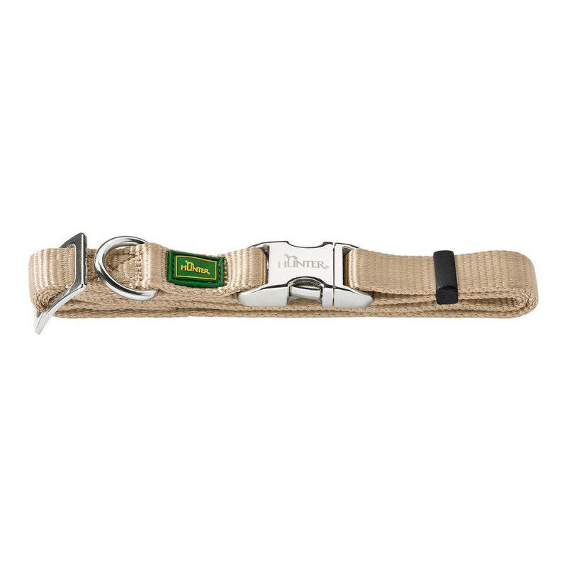 Dog collar Hunter Alu-Strong Beige Size L (45-65 cm)