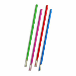 Straws Algon Cardboard Multicolour Spoon 25 Pieces 24 Units