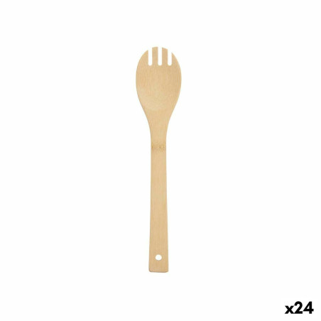 Kitchen Spatula Fork Bamboo 6,5 x 34,2 x 0,6 cm (24 Units)