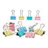 Clamps Clip Small Multicolour Metal (24 Units)