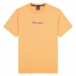 Short Sleeve T-Shirt Champion Crewneck M Orange