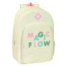 School Bag Glow Lab Magic flow Beige 30 x 46 x 14 cm