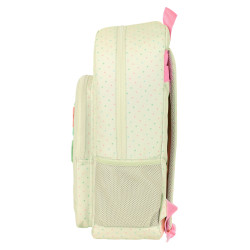 School Bag Glow Lab Magic flow Beige 30 x 46 x 14 cm