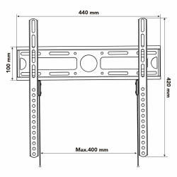 TV Mount Nox NXLITEWALLSTAND 35 kg