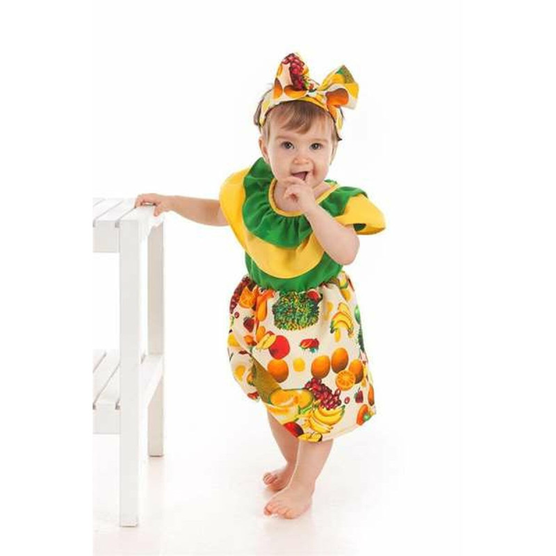 Costume for Babies Cuba Fruits 12 Months (2 Pieces)