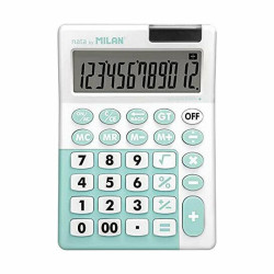 Calculator Milan White Turquoise