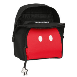 Casual Backpack Mickey Mouse Clubhouse Mickey mood Red Black 13 L