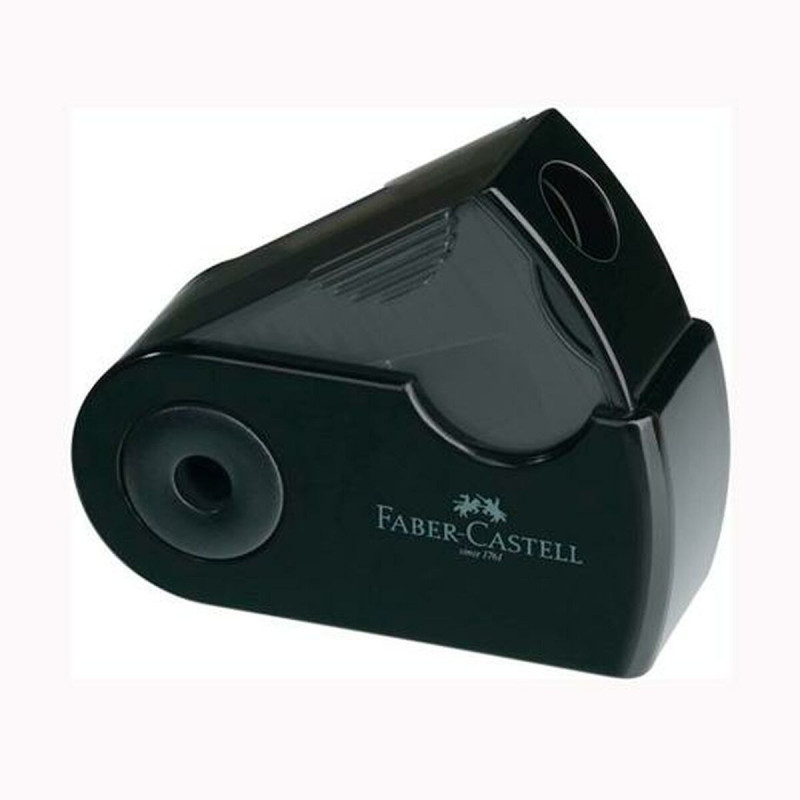 Pencil Sharpener Faber-Castell Black (12 Units)