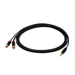 Audio Jack to 2 RCA Cable Sound station quality (SSQ) MiJRCA1 1 m