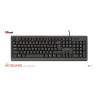 Keyboard Trust 23880 Black English EEUU QWERTY