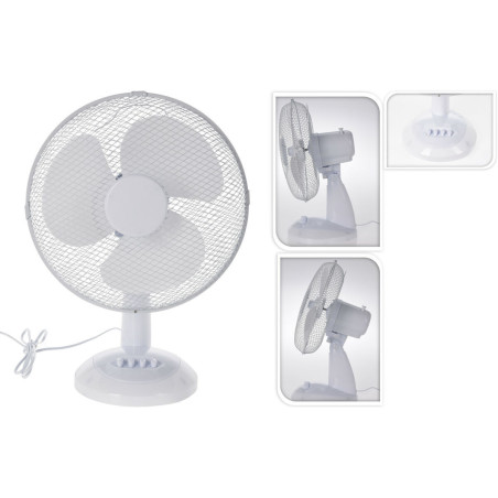 Table Fan Excellent Electrics EL9000160 White