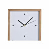 Wall Clock DKD Home Decor White Brown Wood Houses Urban 20 x 4 x 30 cm