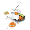 Grater Metaltex Legs White Stainless steel (Ø 24 cm)