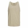 Tank Top Men Jack & Jones Jortampa Slub Beige