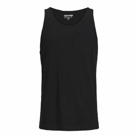 Tank Top Men Jack & Jones Tampa Slub Black