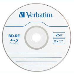 Blu-ray BD-RE Verbatim Datalife 5 Units 25 GB 6x