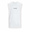 Men's Sleeveless T-shirt Jack & Jones  Jovesterbro White