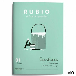 Writing and calligraphy notebook Rubio Nº01 A5 Spanish 20 Sheets (10 Units)