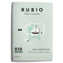 Writing and calligraphy notebook Rubio Nº10 Catalan A5 20 Sheets (10 Units)